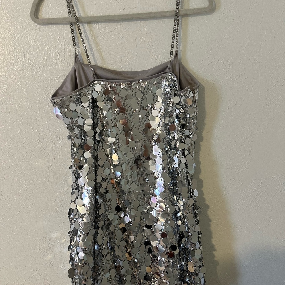 Silver Sequin Dress​​​​ - Picture 5 of 6